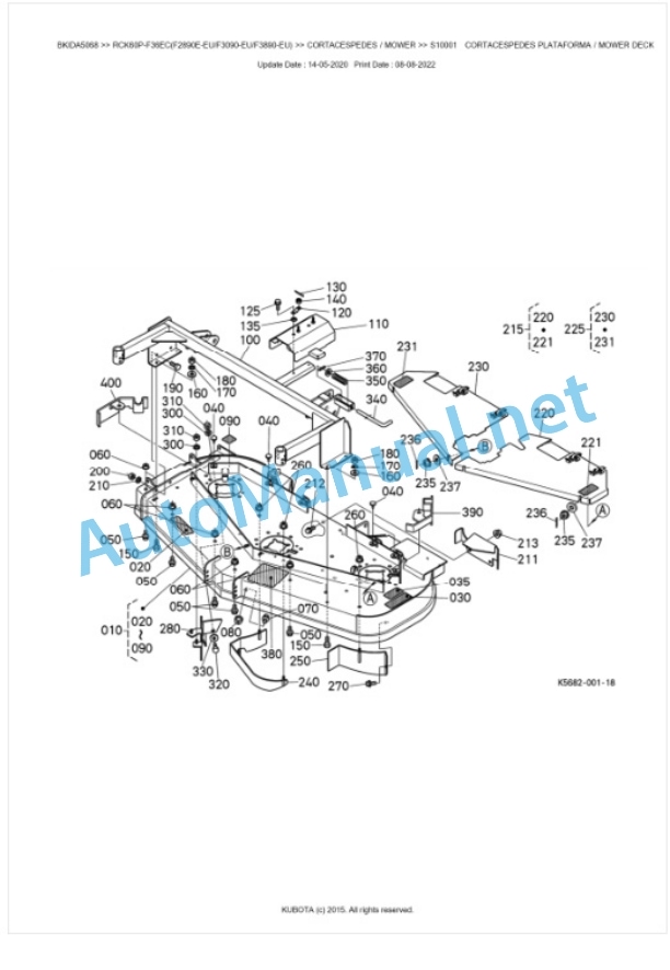 Kubota RCK60P-F36EC(F2890E-EU, F3090-EU, F3890-EU) Parts Manual PDF BKIDA5068 3 Kubota RCK60P-F36EC(F2890E-EU, F3090-EU, F3890-EU) Parts Manual PDF BKIDA5068-3