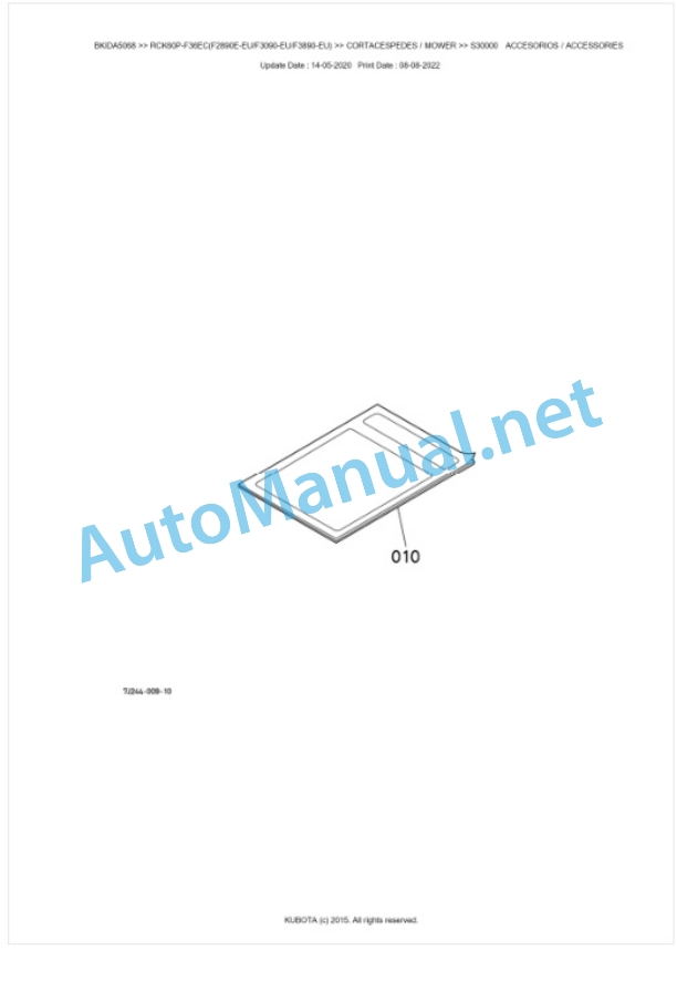 Kubota RCK60P-F36EC(F2890E-EU, F3090-EU, F3890-EU) Parts Manual PDF BKIDA5068 5 Kubota RCK60P-F36EC(F2890E-EU, F3090-EU, F3890-EU) Parts Manual PDF BKIDA5068-5