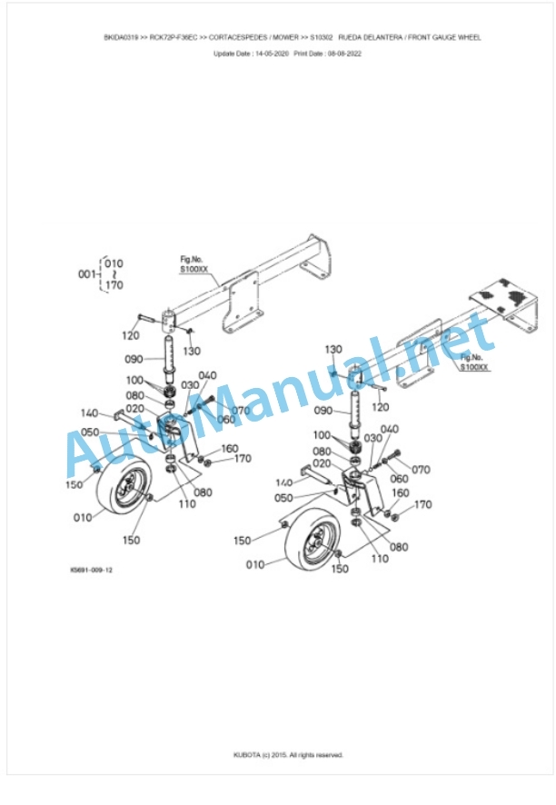 Kubota RCK72P-F36EC Parts Manual PDF BKIDA0319 4 Kubota RCK72P-F36EC Parts Manual PDF BKIDA0319-4
