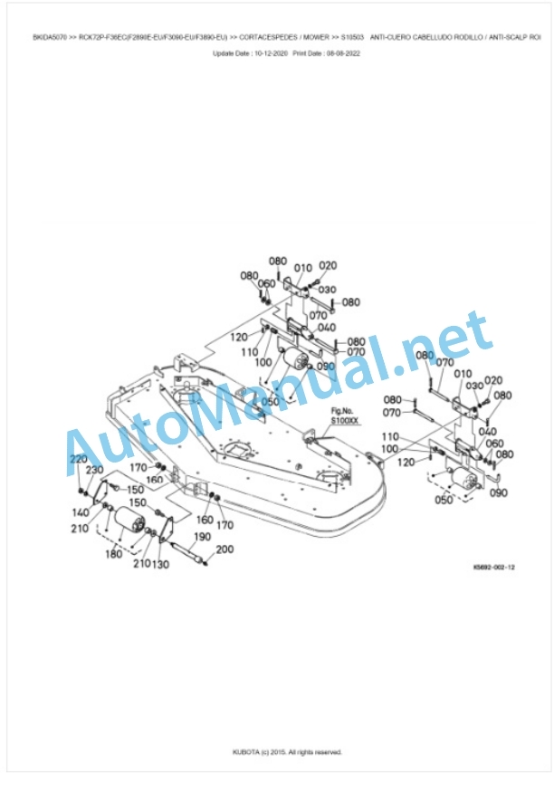 Kubota RCK72P-F36EC(F2890E-EU, F3090-EU, F3890-EU) Parts Manual PDF BKIDA5070 4 Kubota RCK72P-F36EC(F2890E-EU, F3090-EU, F3890-EU) Parts Manual PDF BKIDA5070-4
