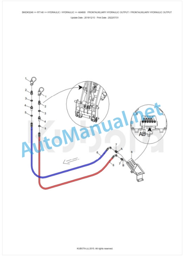 Kubota RT140 Parts Manual PDF BKIDK5246 5 Kubota RT140 Parts Manual PDF BKIDK5246-5