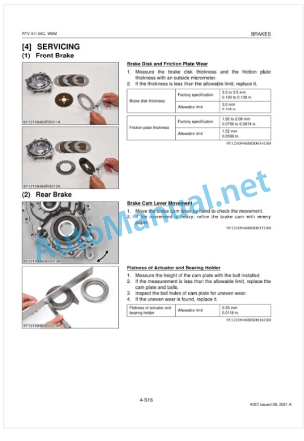 Kubota RTV-X1100C Utility Vehicle Workshop Manual PDF 4 Kubota RTV-X1100C Utility Vehicle Workshop Manual PDF-4