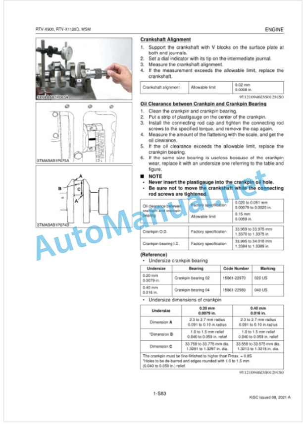 Kubota RTV-X900, RTV-X1120D Utility Vehicle Workshop Manual PDF 3 Kubota RTV-X900, RTV-X1120D Utility Vehicle Workshop Manual PDF-3