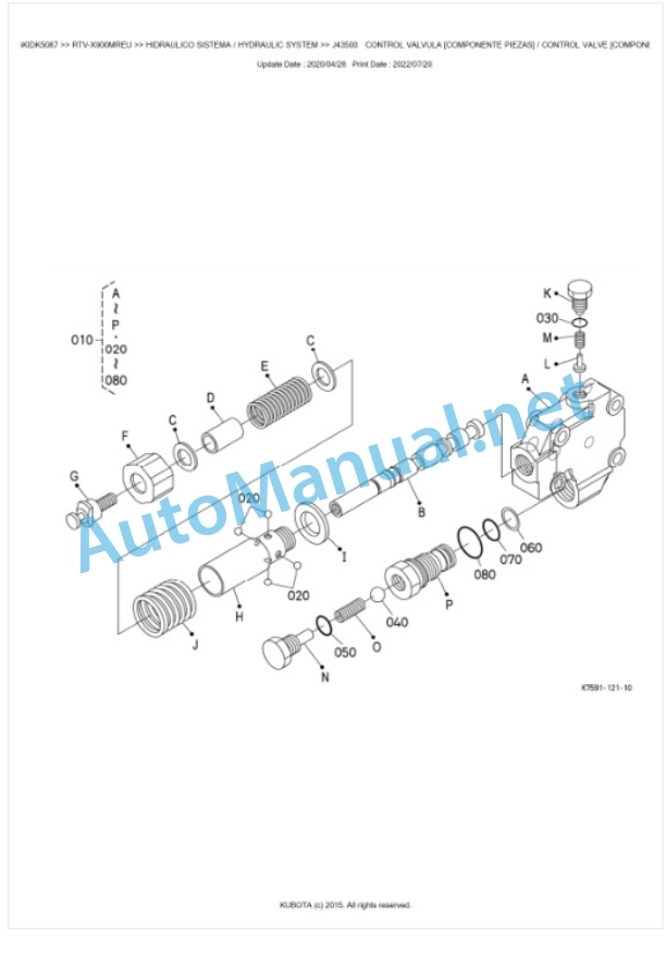 Kubota RTV-X900MWEU, RTV-X900MREU Parts Manual PDF BKIDK5078 4 Kubota RTV-X900MWEU, RTV-X900MREU Parts Manual PDF BKIDK5078-4