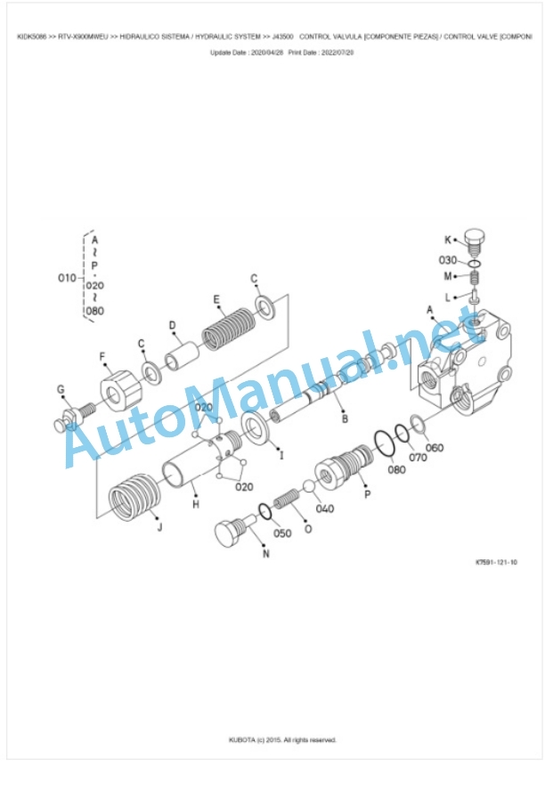 Kubota RTV-X900MWEU, RTV-X900MREU Parts Manual PDF BKIDK5086 4 Kubota RTV-X900MWEU, RTV-X900MREU Parts Manual PDF BKIDK5086-4