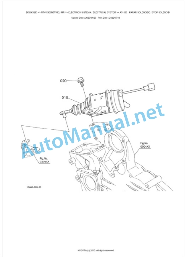 Kubota RTV-X900N5TWEU, RTV-X900N5TREU Parts Manual PDF BKIDK5283 2 Kubota RTV-X900N5TWEU, RTV-X900N5TREU Parts Manual PDF BKIDK5283-2