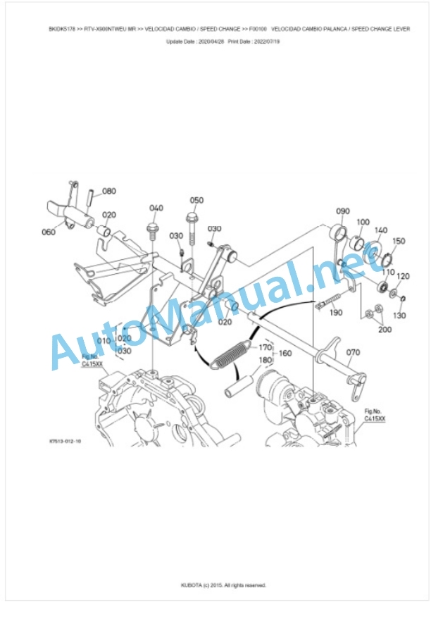 Kubota RTV-X900NTWEU, RTV-X900NTREU Parts Manual PDF BKIDK5178 3 Kubota RTV-X900NTWEU, RTV-X900NTREU Parts Manual PDF BKIDK5178-3