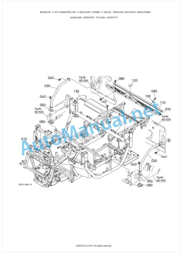 Kubota RTV-X900NTWEU, RTV-X900NTREU Parts Manual PDF BKIDK5181 4 Kubota RTV-X900NTWEU, RTV-X900NTREU Parts Manual PDF BKIDK5181-4