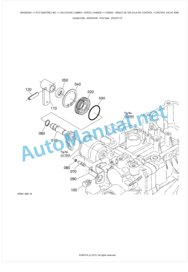 Kubota RTV-X900TWEU, RTV-X900TREU Parts Manual PDF BKIDK5091 3 Kubota RTV-X900TWEU, RTV-X900TREU Parts Manual PDF BKIDK5091-3