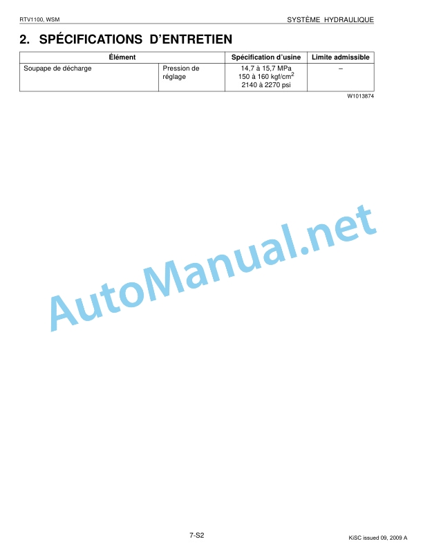 Kubota RTV1100 Utility Vehicle Workshop Manual PDF FR 4 Kubota RTV1100 Utility Vehicle Workshop Manual PDF FR - Image 4