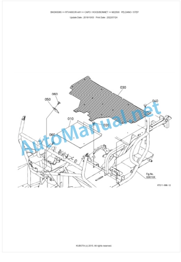 Kubota RTV400CI Parts Manual PDF BKIDK5065 5 Kubota RTV400CI Parts Manual PDF BKIDK5065-5