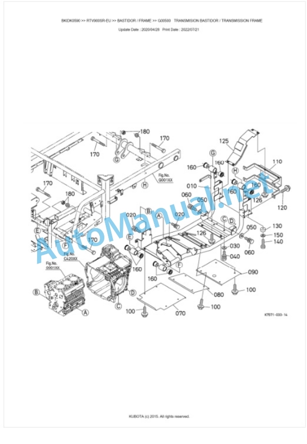 Kubota RTV900-EU Parts Manual PDF BKIDK0590 4 Kubota RTV900-EU Parts Manual PDF BKIDK0590-4
