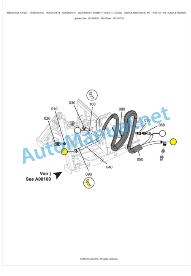 Kubota RTVX900 Series Relevage Avant Parts Manual PDF BKIDE5225 4 Kubota RTVX900 Series Relevage Avant Parts Manual PDF BKIDE5225-4