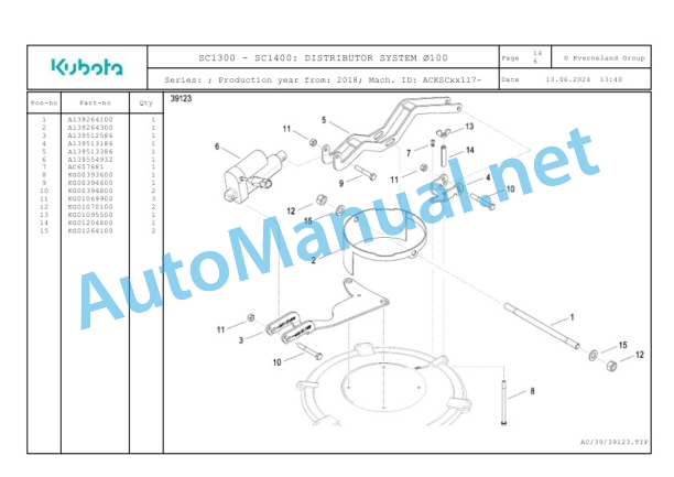 Kubota SC1300, SC1400 Parts Manual PDF 5 Kubota SC1300, SC1400 Parts Manual PDF-5