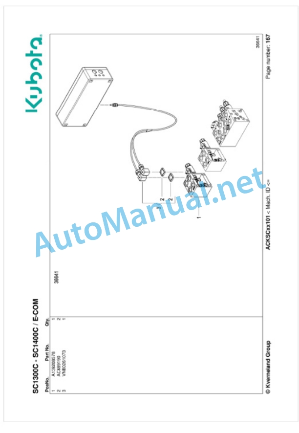 Kubota SC1300C, SC1400C Parts Manual PDF 3 Kubota SC1300C, SC1400C Parts Manual PDF-3