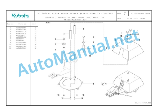 Kubota SC1401CF Parts Manual PDF 5 Kubota SC1401CF Parts Manual PDF-5