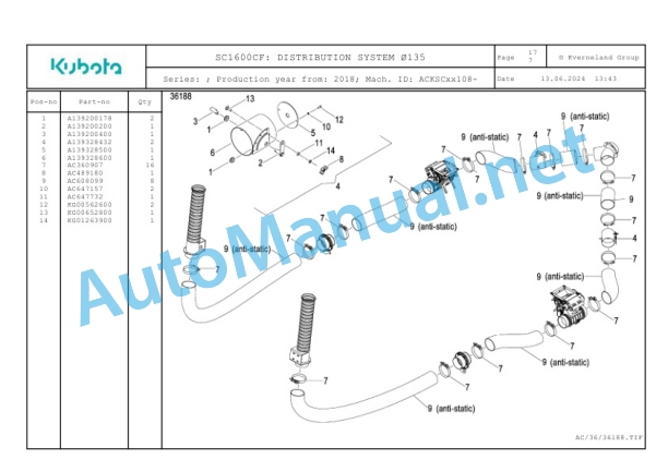 Kubota SC1600CF Parts Manual PDF 5 Kubota SC1600CF Parts Manual PDF-5