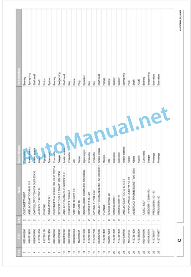 Kubota SE1001-120, SE1001-150, SE1001-180 Parts Manual PDF 4 Kubota SE1001-120, SE1001-150, SE1001-180 Parts Manual PDF-4