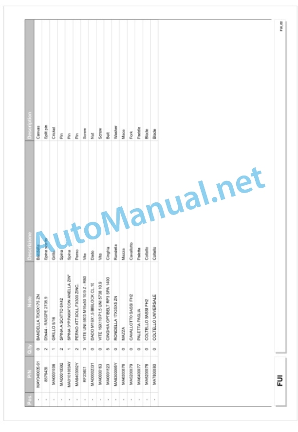 Kubota SE2000P-200, SE2000P-230, SE2000P-250 Parts Manual PDF 2 Kubota SE2000P-200, SE2000P-230, SE2000P-250 Parts Manual PDF-2