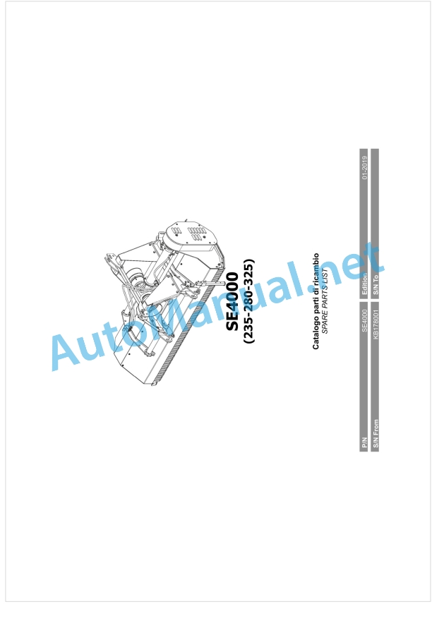 Kubota SE4235-4280-4325 Parts Manual PDF 1 Kubota SE4235-4280-4325 Parts Manual PDF