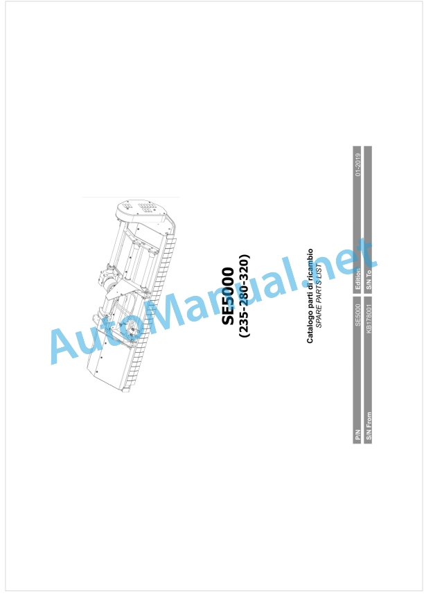 Kubota SE5235-5280-5320 Parts Manual PDF 1 Kubota SE5235-5280-5320 Parts Manual PDF