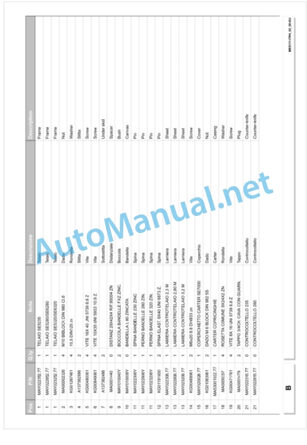 Kubota SE5235-5280-5320 Parts Manual PDF 3 Kubota SE5235-5280-5320 Parts Manual PDF-3