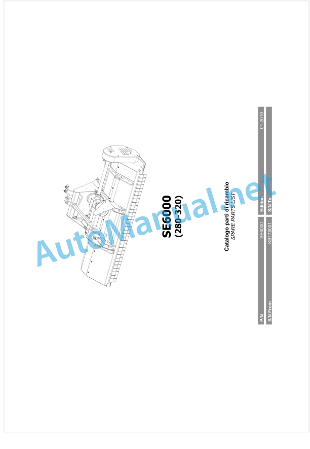 Kubota SE6280-6320 Parts Manual PDF 1 Kubota SE6280-6320 Parts Manual PDF
