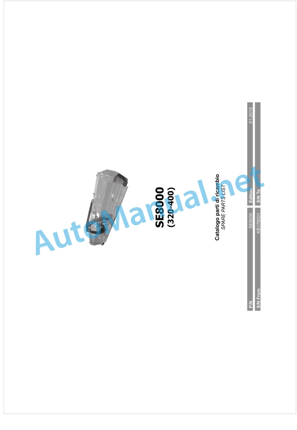 Kubota SE8320-8400 Parts Manual PDF 1 Kubota SE8320-8400 Parts Manual PDF