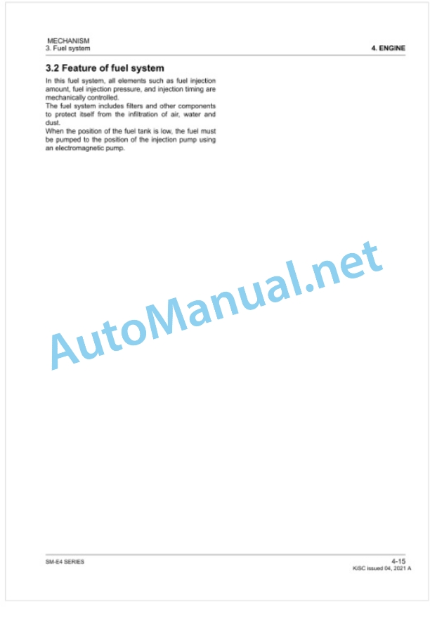 Kubota SM-E4 Series Diesel Engine Workshop Manual PDF 3 Kubota SM-E4 Series Diesel Engine Workshop Manual PDF-3