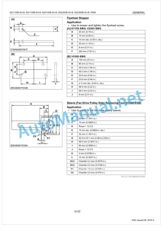 Kubota SQ-1120B-AU-B, SQ-1150B-AU-B, SQ Workshop Manual PDF 2 Kubota SQ-1120B-AU-B, SQ-1150B-AU-B, SQ Workshop Manual PDF-2
