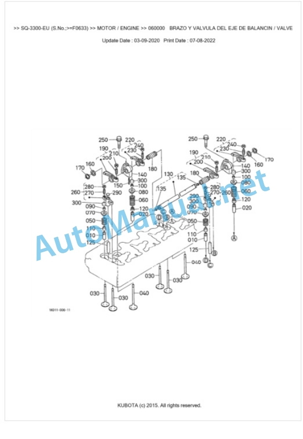 Kubota SQ-3300-EU Parts Manual PDF BKIDK0620 4 Kubota SQ-3300-EU Parts Manual PDF BKIDK0620-4