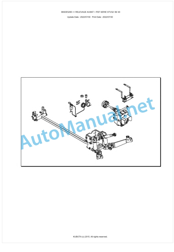 Kubota STV32, STV36, STV40 PDF Series Relevage Avant Parts Manual PDF BKIDE5295 1 Kubota STV32, STV36, STV40 PDF Series Relevage Avant Parts Manual PDF BKIDE5295