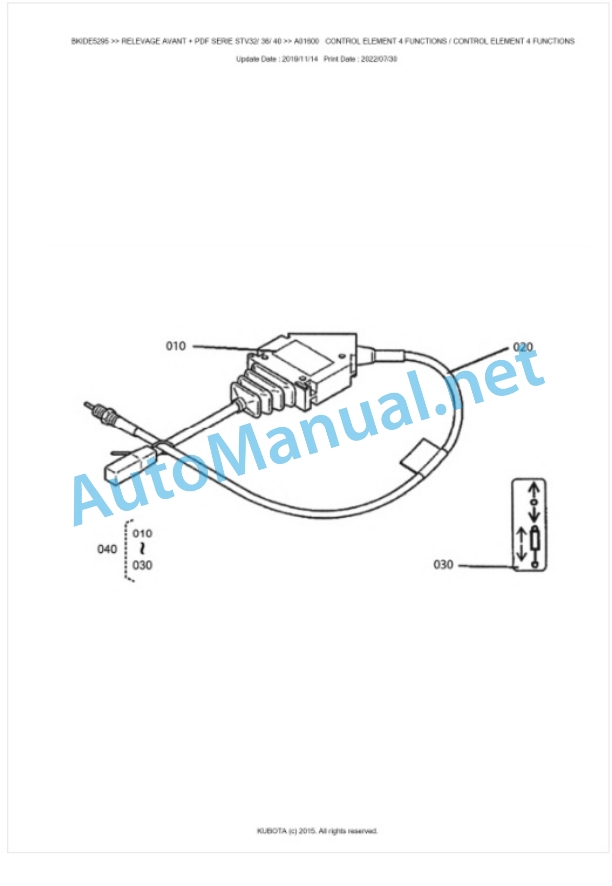 Kubota STV32, STV36, STV40 PDF Series Relevage Avant Parts Manual PDF BKIDE5295 5 Kubota STV32, STV36, STV40 PDF Series Relevage Avant Parts Manual PDF BKIDE5295-5