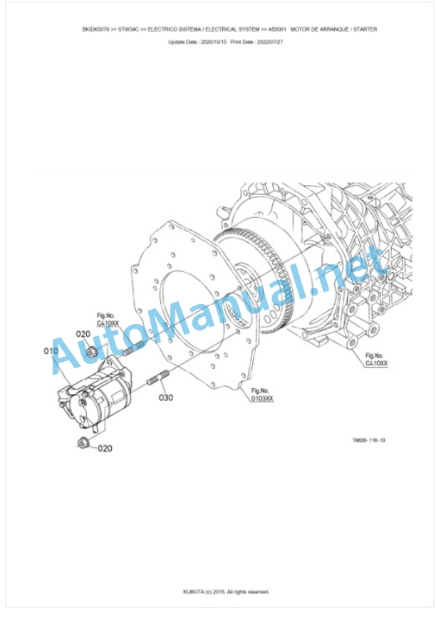 Kubota STW34, STW37, STW40 Parts Manual PDF BKIDK5079 2 Kubota STW34, STW37, STW40 Parts Manual PDF BKIDK5079-2