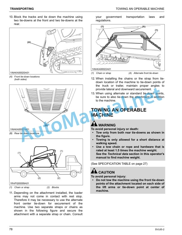 Kubota SVL65-2 Compact Track Loader Operators Manual PDF 4 Kubota SVL65-2 Compact Track Loader Operators Manual PDF - Image 4