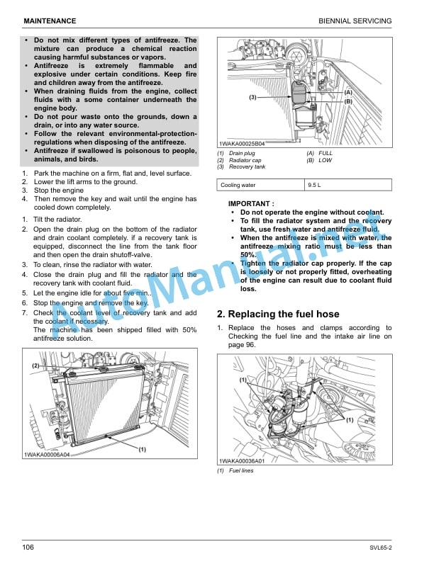 Kubota SVL65-2 Compact Track Loader Operators Manual PDF 5 Kubota SVL65-2 Compact Track Loader Operators Manual PDF - Image 5