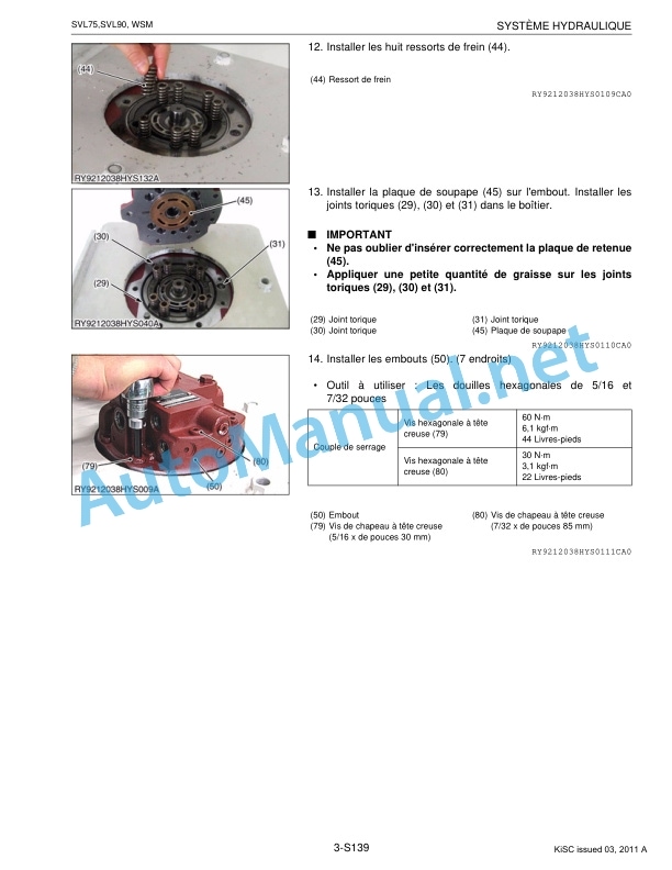 Kubota SVL75, SVL90 Compact Track Loader Workshop Manual PDF FR-4