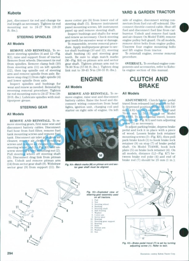 Kubota T1400, T1400H Service Manual PDF 2 Kubota T1400, T1400H Service Manual PDF - Image 2