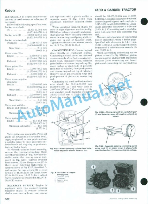Kubota T1400, T1400H Service Manual PDF 5 Kubota T1400, T1400H Service Manual PDF - Image 5