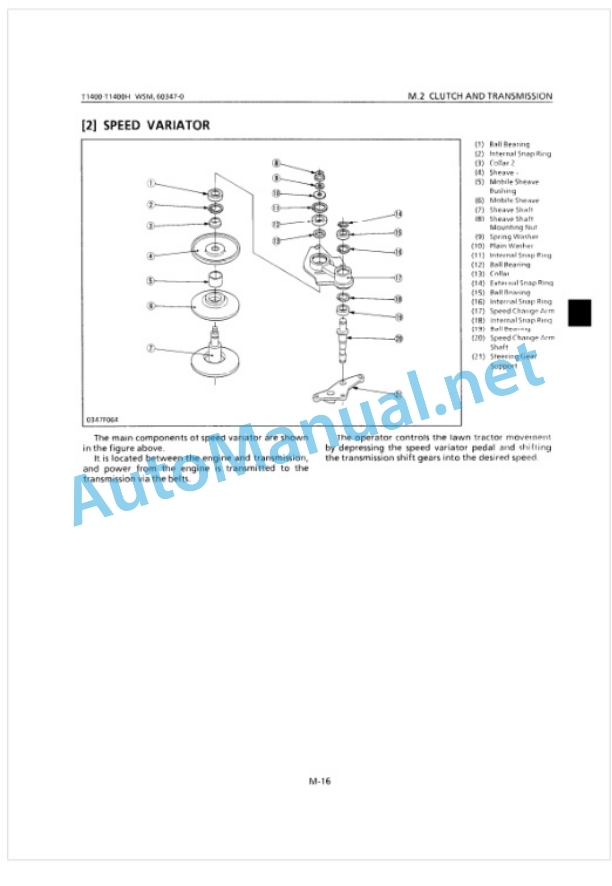 Kubota T1400, T1400H Workshop Manual PDF 2 Kubota T1400, T1400H Workshop Manual PDF-2