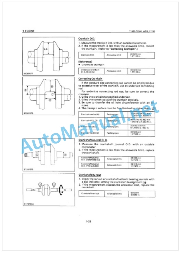 Kubota T1460, T1560 Workshop Manual PDF 3 Kubota T1460, T1560 Workshop Manual PDF-3
