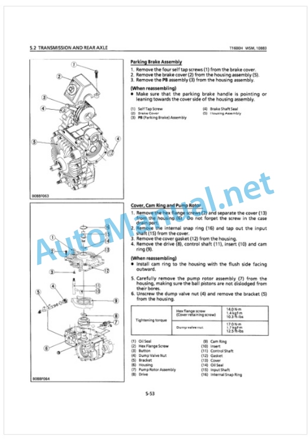 Kubota T1600H Workshop Manual PDF 5 Kubota T1600H Workshop Manual PDF-5