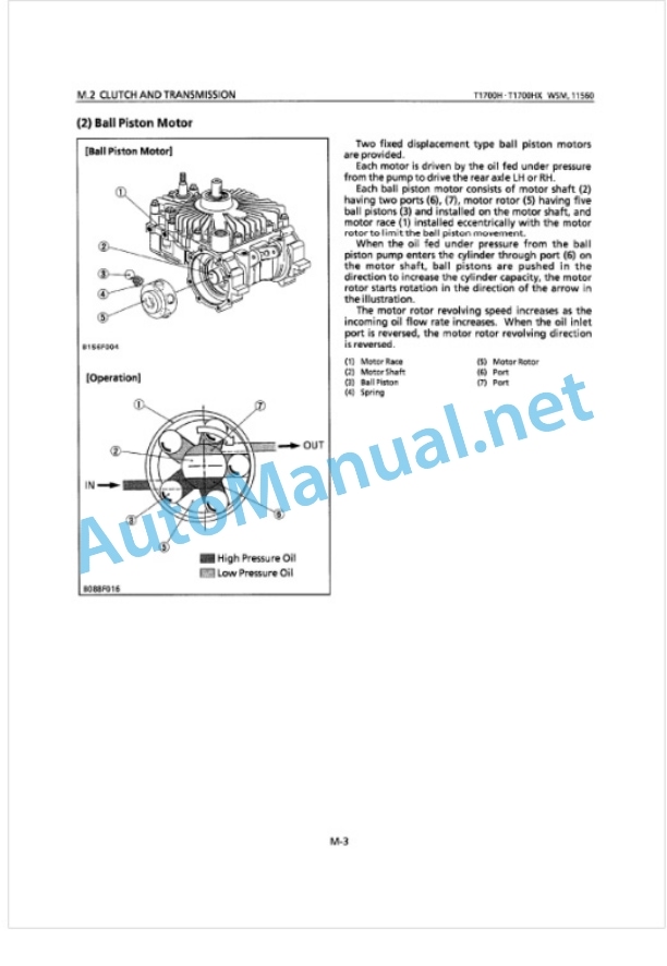 Kubota T1700H, T1700HX Workshop Manual PDF 3 Kubota T1700H, T1700HX Workshop Manual PDF-3
