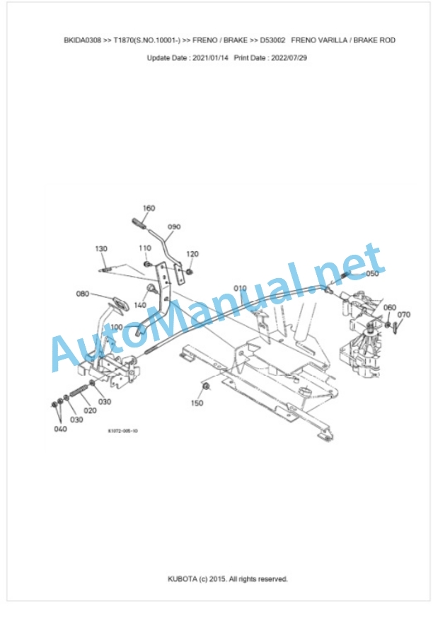 Kubota T1870 Parts Manual PDF BKIDA0308 4 Kubota T1870 Parts Manual PDF BKIDA0308-4