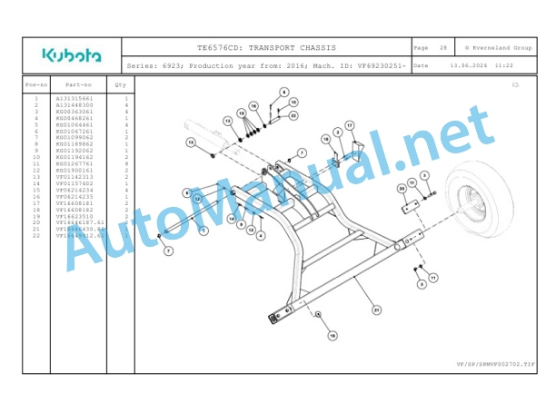 Kubota TE6576CD Parts Manual PDF 5 Kubota TE6576CD Parts Manual PDF-5