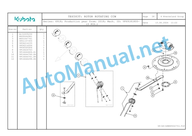Kubota TE6583T Parts Manual PDF 5 Kubota TE6583T Parts Manual PDF-5