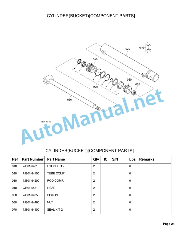 Kubota TL500 Loader Parts Manual PDF 5 Kubota TL500 Loader Parts Manual PDF - Image 5