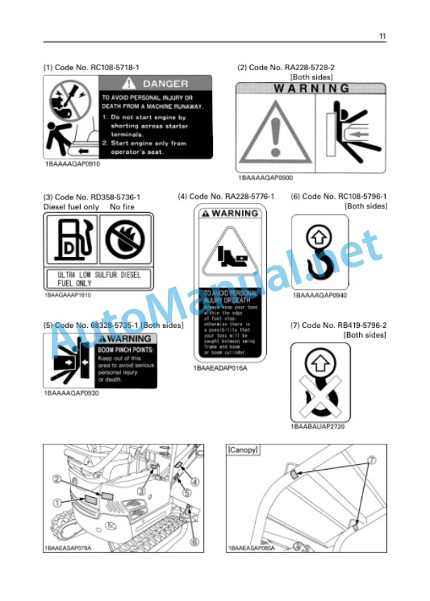 Kubota U17 Excavator Operators Manual PDF 2 Kubota U17 Excavator Operators Manual PDF-2