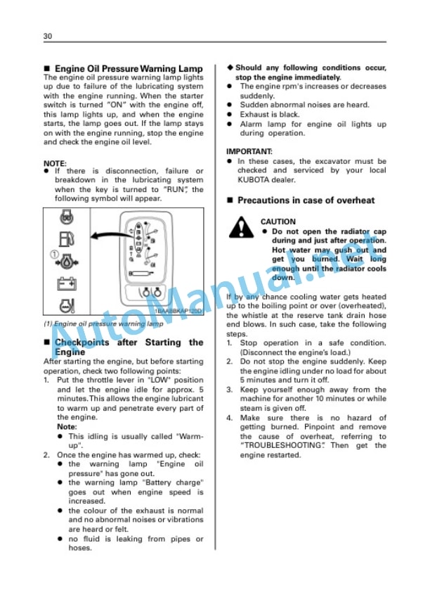 Kubota U17 Excavator Operators Manual PDF 3 Kubota U17 Excavator Operators Manual PDF-3