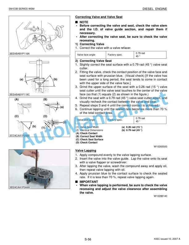 Kubota U17, U17-3 Excavator Workshop Manual PDF 3 Kubota U17, U17-3 Excavator Workshop Manual PDF - Image 3